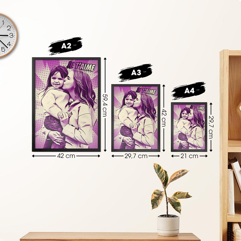 taille des formats A2 A3 A4