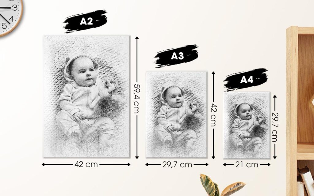 taille des formats A2 A3 A4