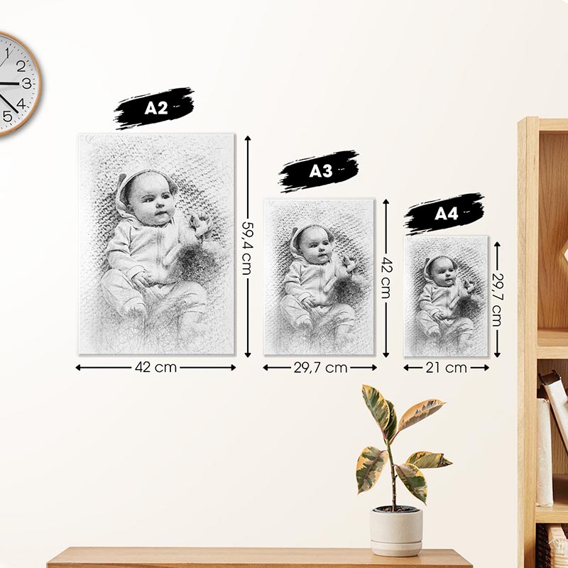 taille des formats A2 A3 A4