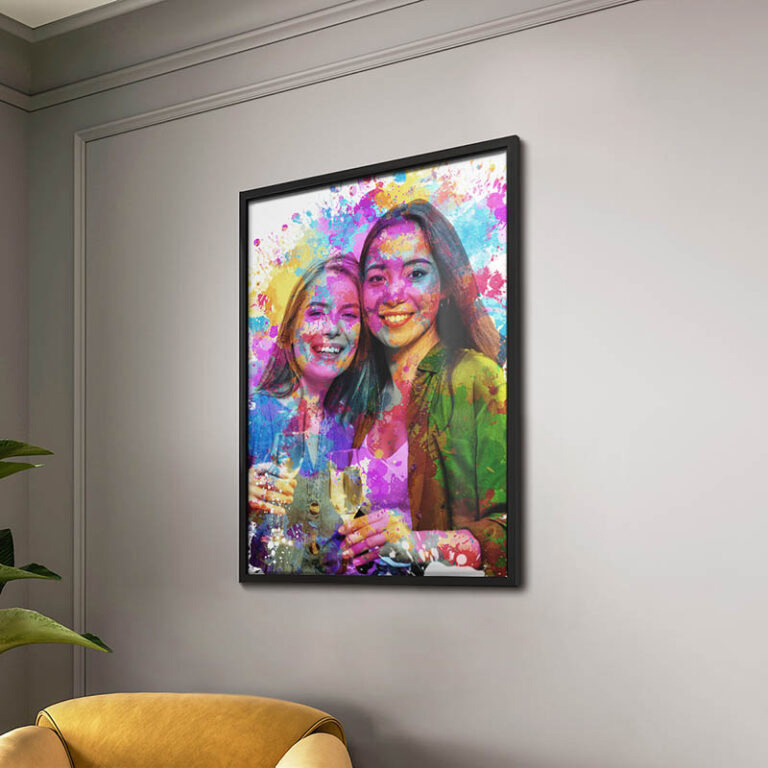 photo jeunes filles peinture