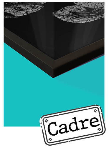 detail cadre effet texte