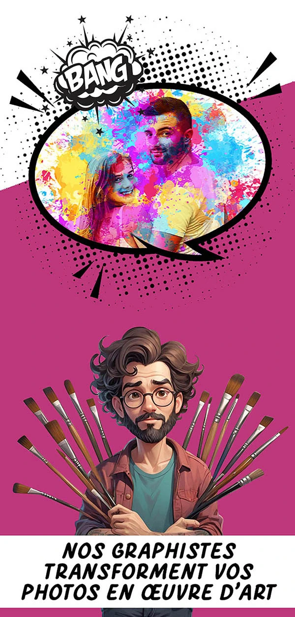 artiste avec pinceaux