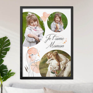 tableau personnalisé cadre fête des maman