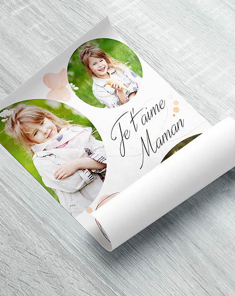support poster fleur