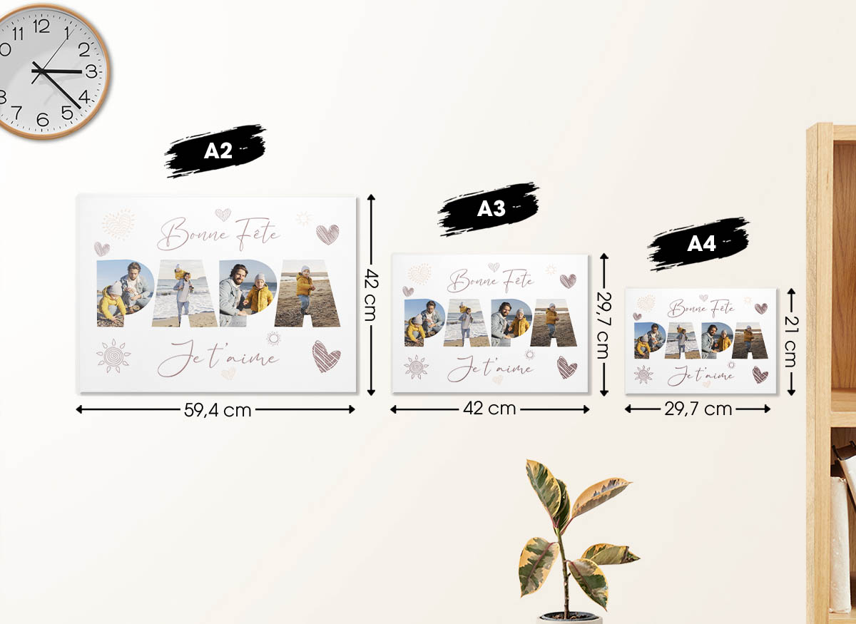 formats poster A4 A3 A2