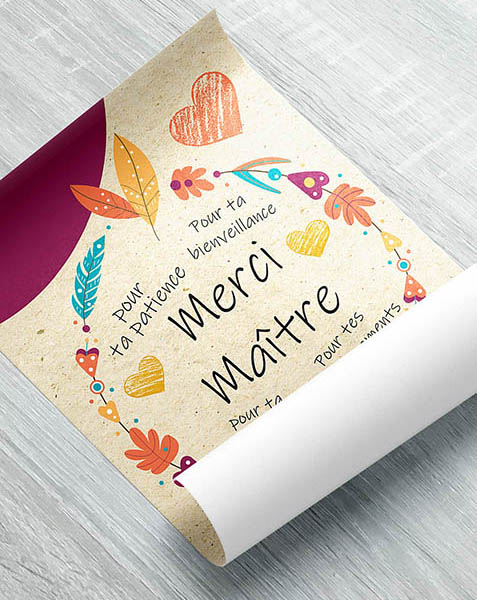support poster maitresse